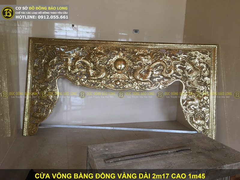 giá cửa võng bằng đồng