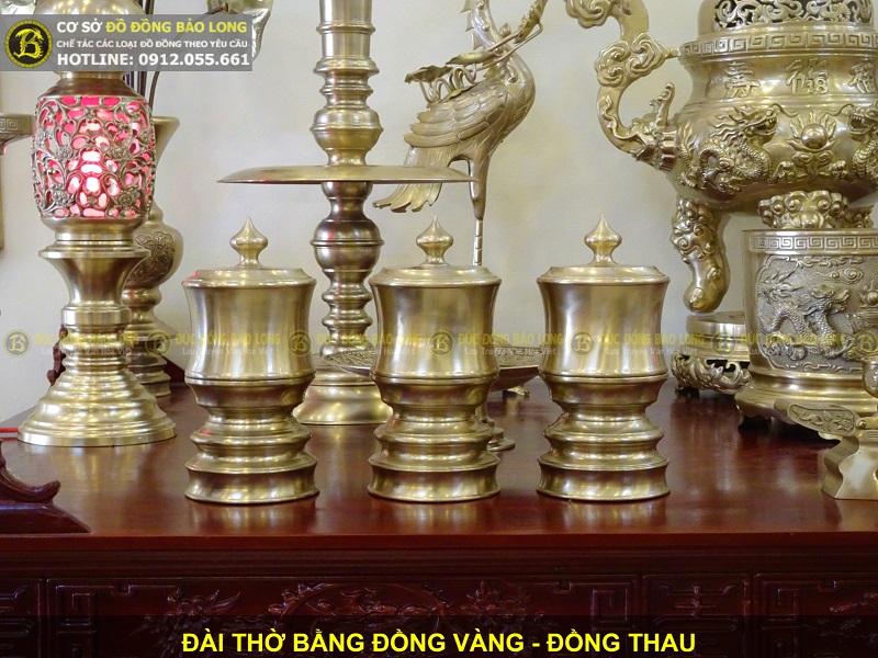 giá đài thờ bằng đồng