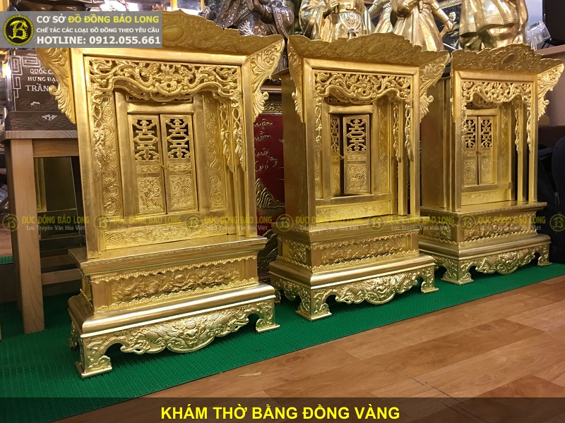 giá khám thờ bằng đồng