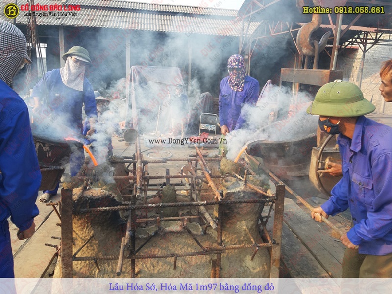 đúc lư đồng - lư hương bằng đồng giá rẻ tại Bình Thuận
