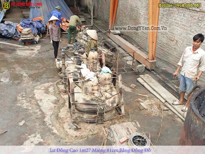 đúc lư đồng lư hương bằng đồng giá rẻ tại Cà Mau