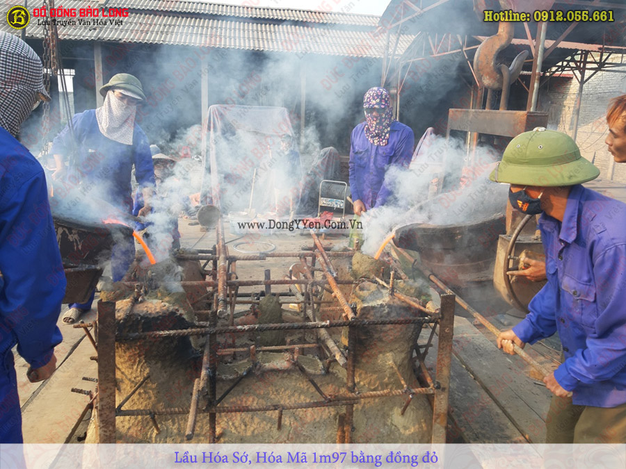 đúc lư đồng - lư hương bằng đồng giá rẻ tại Kiên Giang
