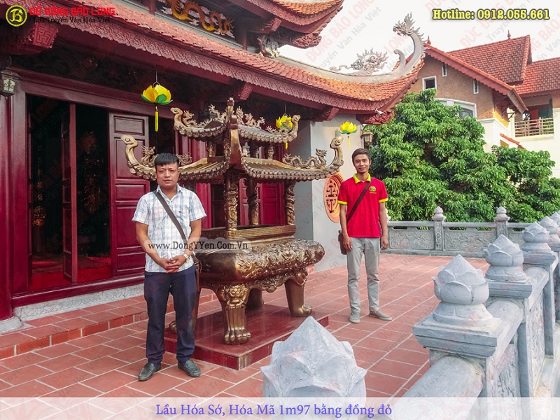 đúc lư đồng lư hương bằng đồng tại Hà Tĩnh