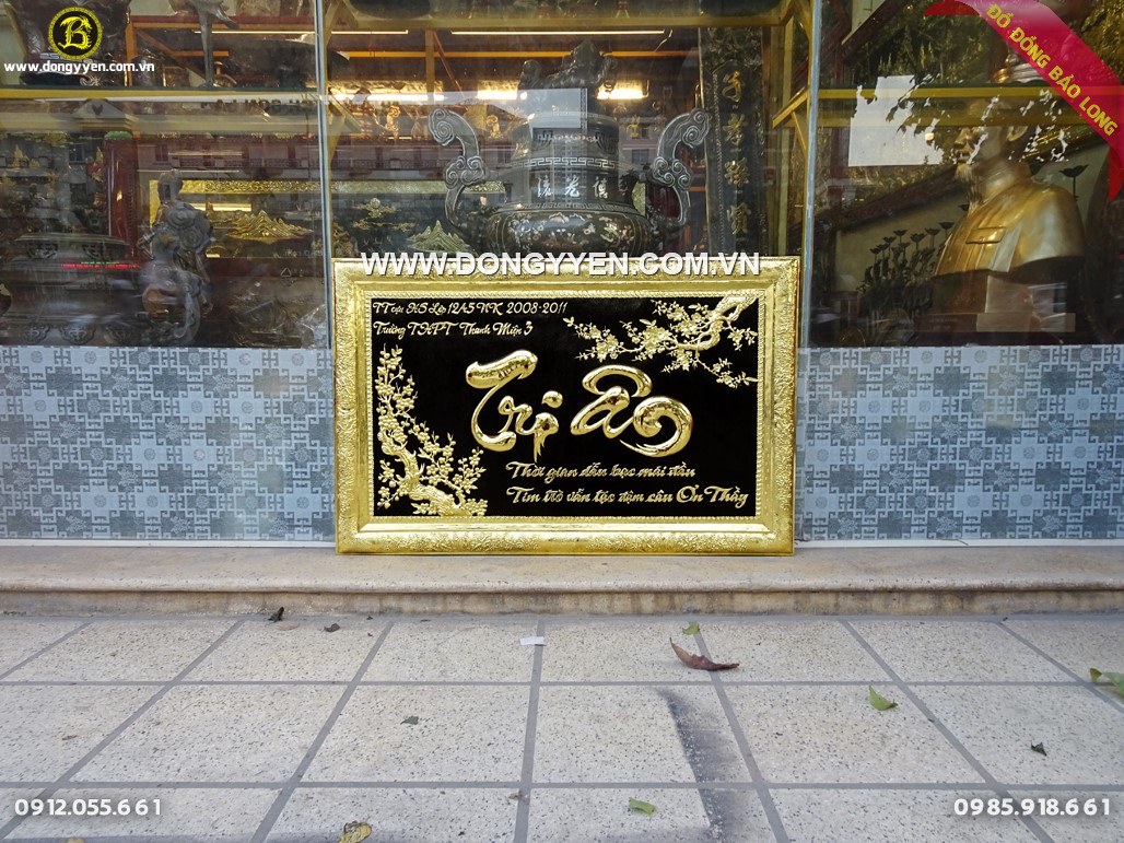 tranh chữ tri ân tặng thầy cô giao