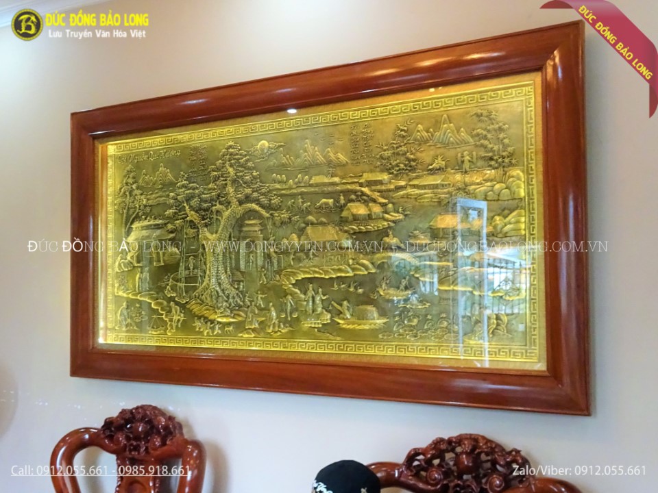 tranh cội nguồn quê hương