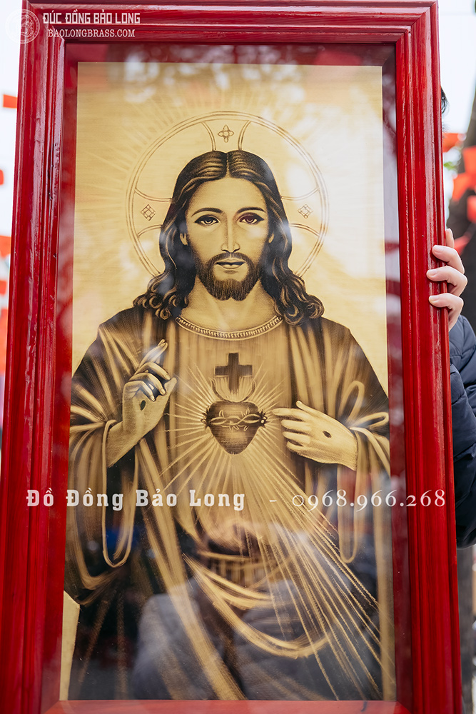 Tranh Công Giáo Bằng Đồng Khắc Tay