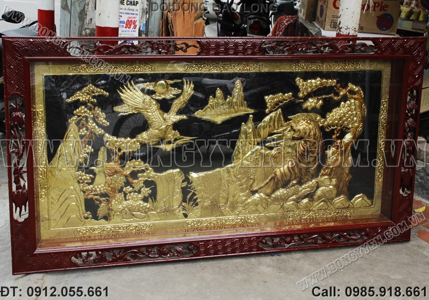 tranh đồng anh hùng tương ngộ 1m7
