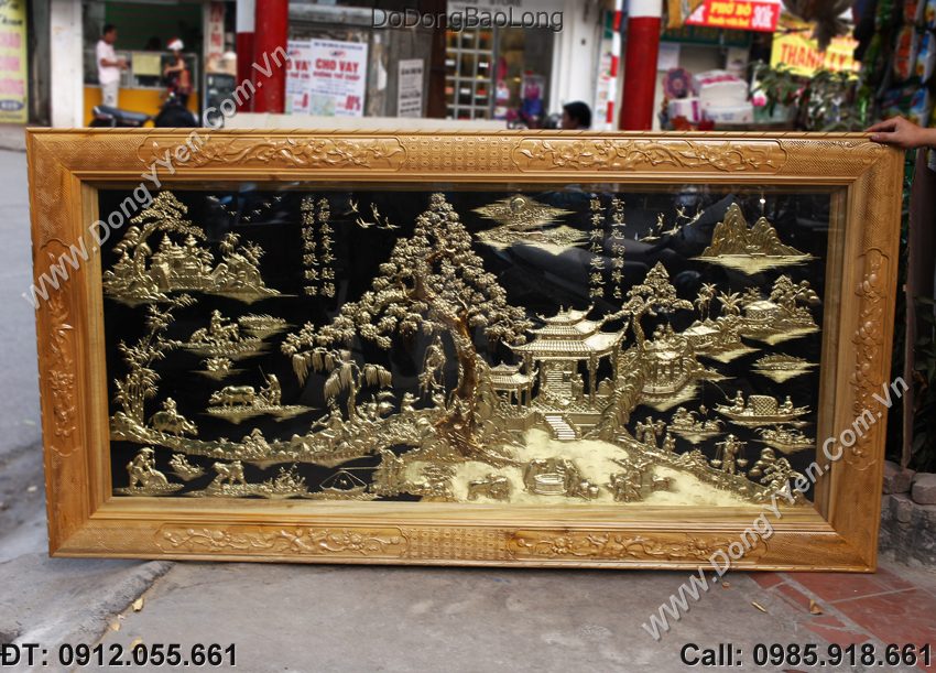 Tranh đồng quê 2m3 hàng đặt