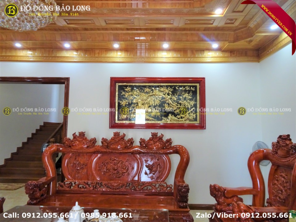 tranh đồng phòng khách