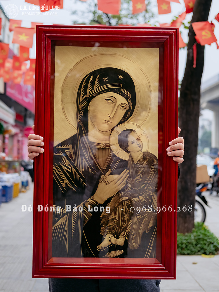 Tranh Công Giáo Bằng Đồng Khắc Tay