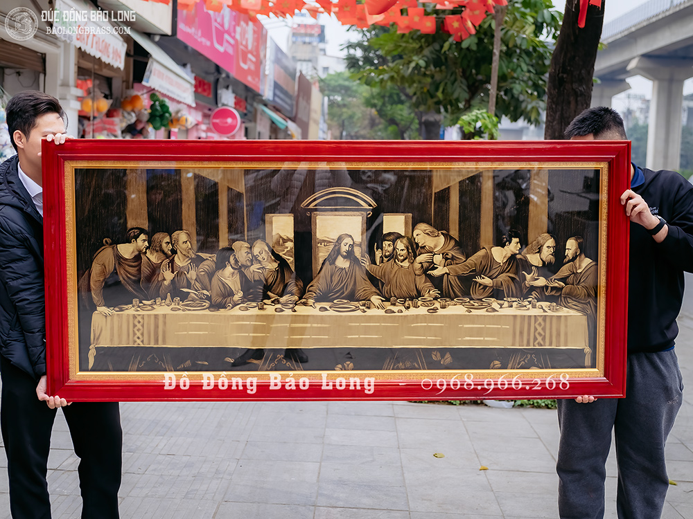 Tranh Công Giáo Bằng Đồng Khắc Tay