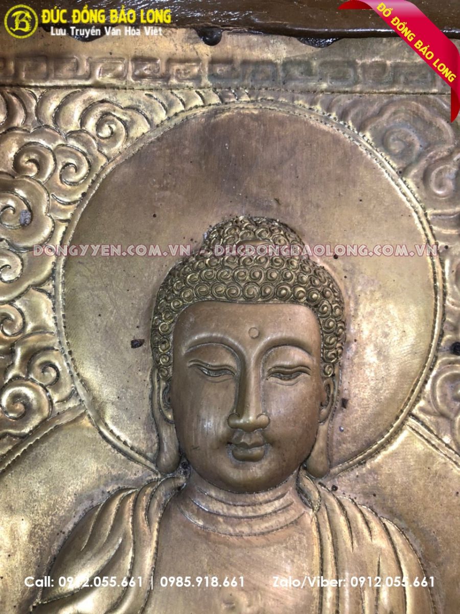 tranh phật bằng đồng