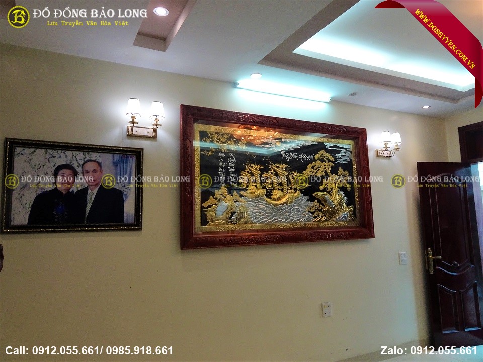 tranh thuận buồm xuôi gió 2m36 x 1m33