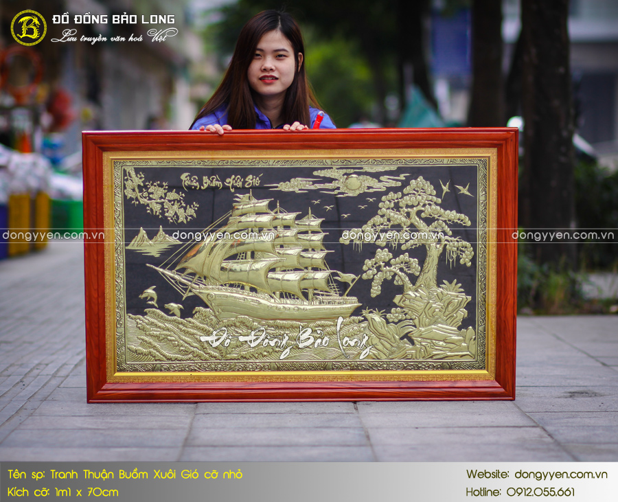 tranh thuận buồm xuôi gió bằng đồng