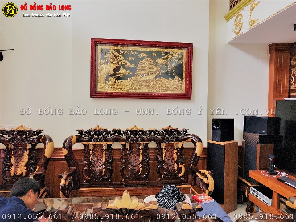 tranh thuận buồm xuối gió bằng đồng