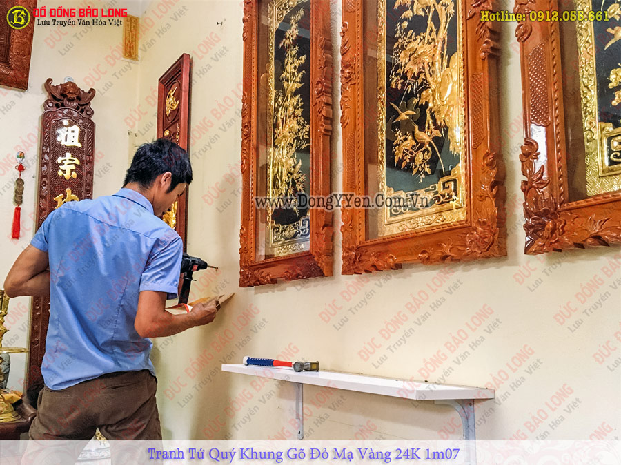 tranh tứ quý 1m07