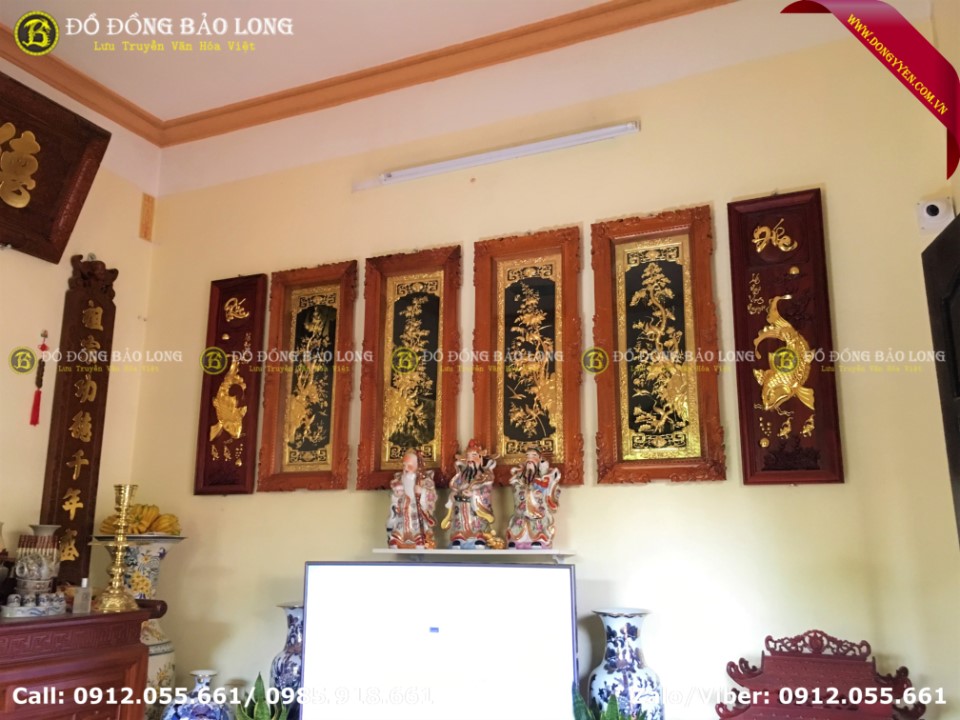 tranh tứ quý 1m07