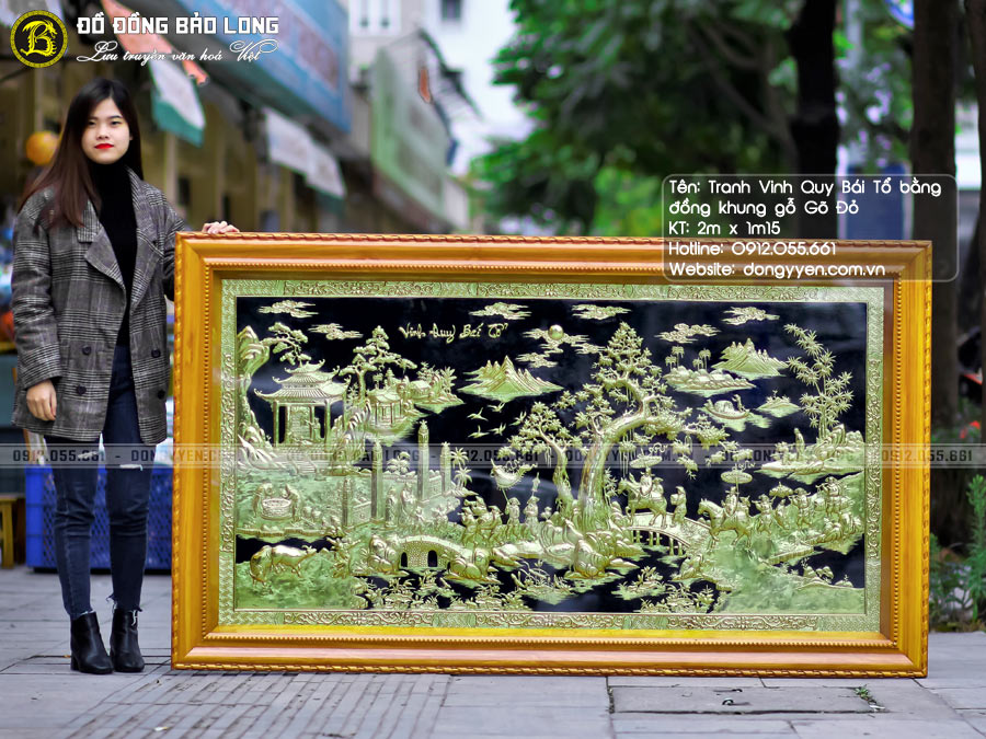 tranh vinh quy bái tổ 2m