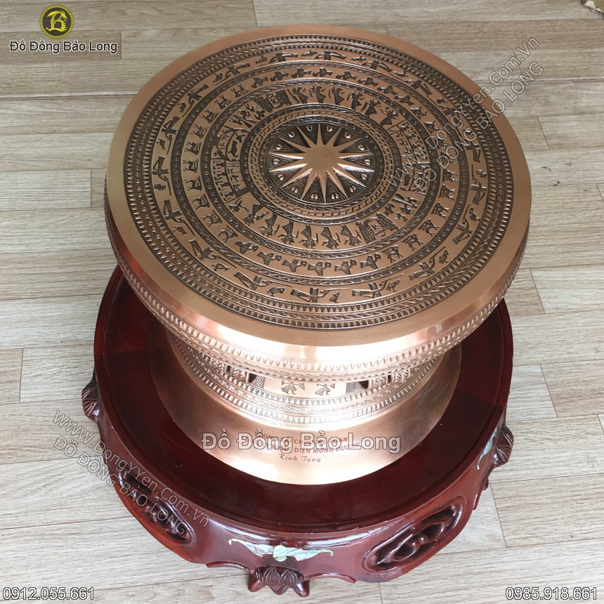quả trống đồng ngọc lũ 40cm