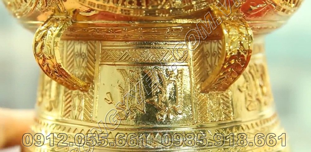 tai trống đồng mạ avngf 24K