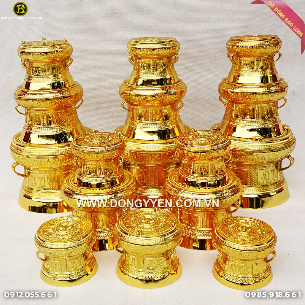 Trống Đồng Quà Tặng Mạ Vàng 24k Rẻ Nhất