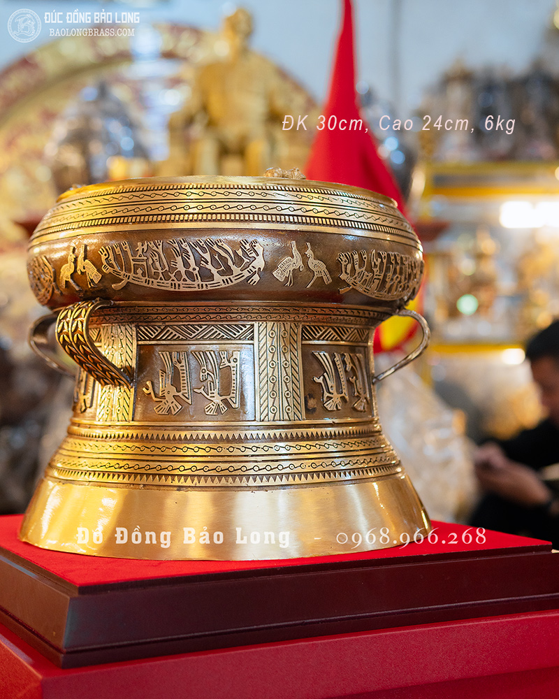 Quả Trống Đồng Đường Kính 30Cm