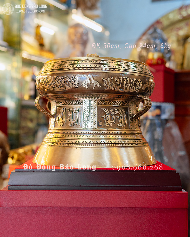 trống đồng đường kính 30cm