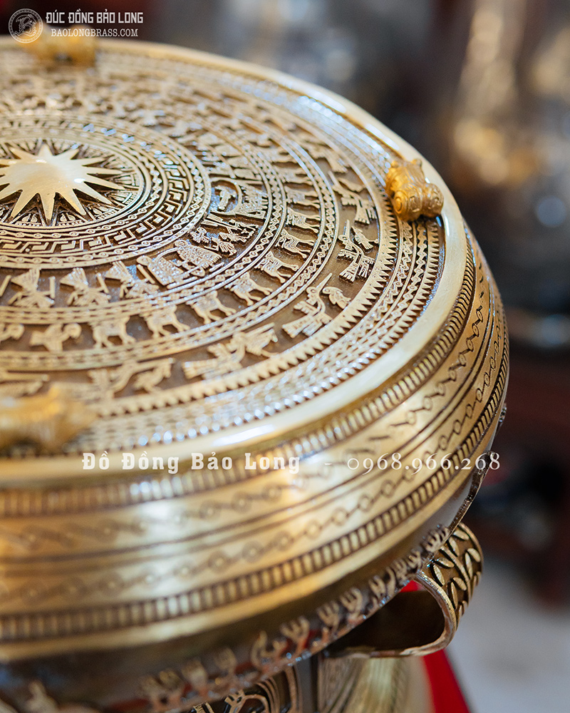 Quả Trống Đồng Đường Kính 30Cm 