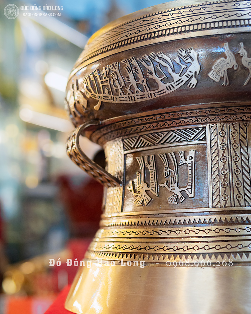 Quả Trống Đồng Đường Kính 30Cm 