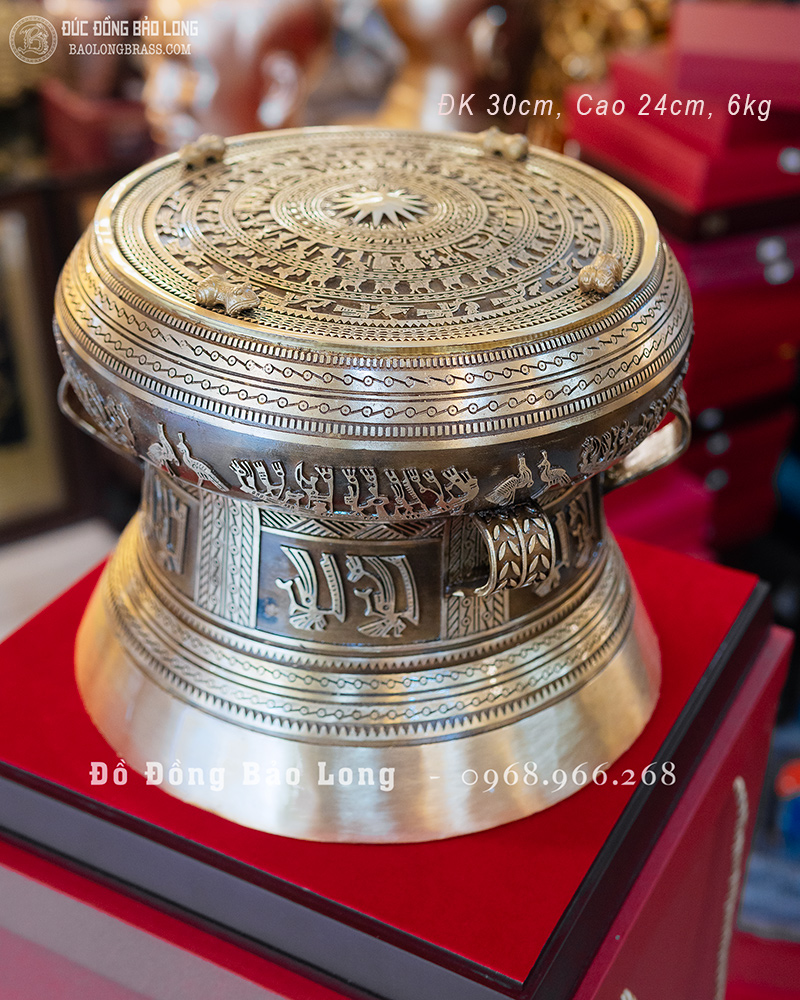 trống đồng đường kính 30cm