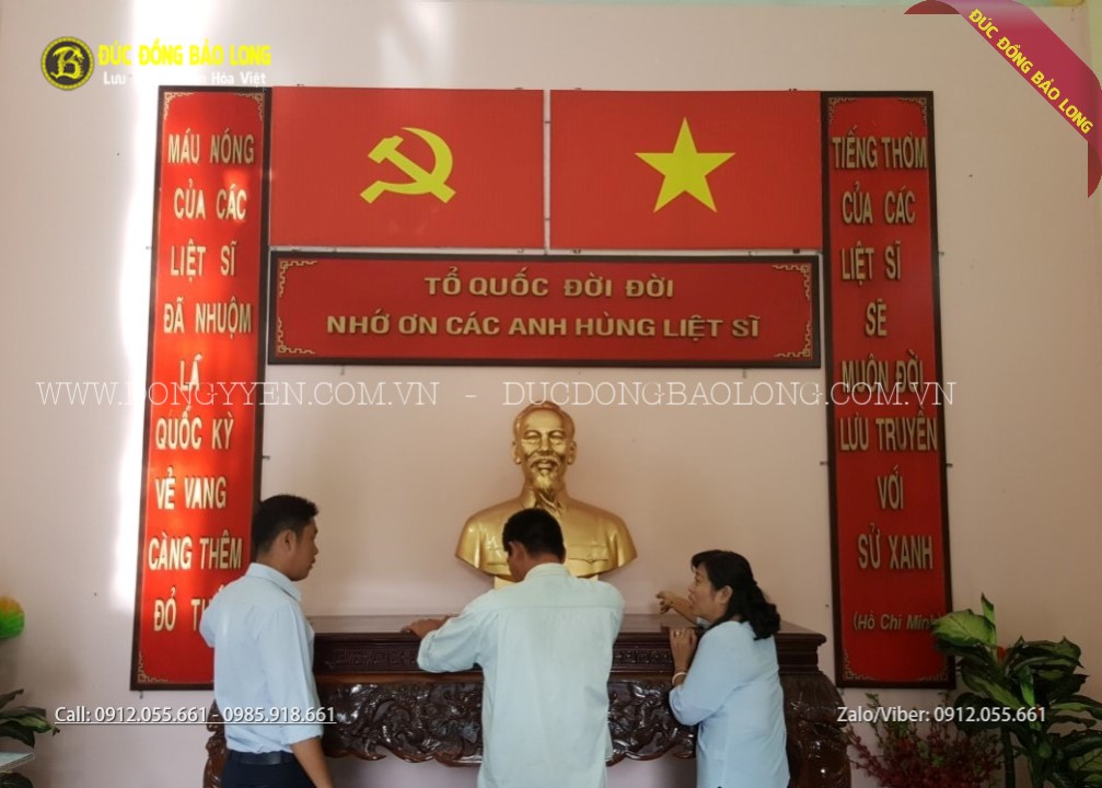 Tượng bác hồ bán thân