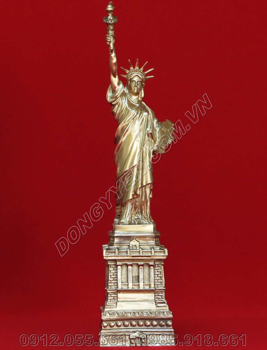 Tượng Đồng Nữ Thần Tự Do Cao 30cm