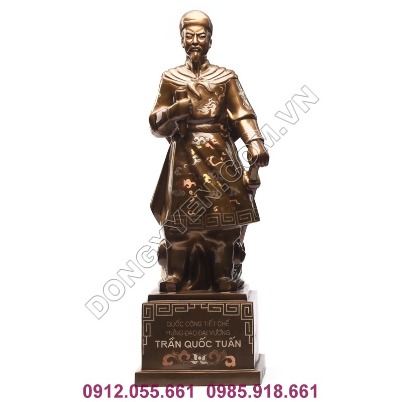 Tượng Trần Hưng Đạo Cao 70cm