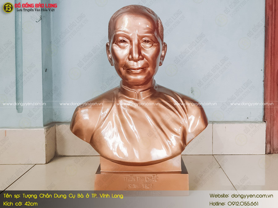 tượng chând ung cụ bà ở tp. vĩnh long