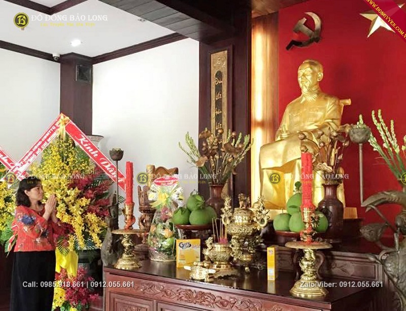 tượng Bác Hồ bằng đồng tại Lai Châu