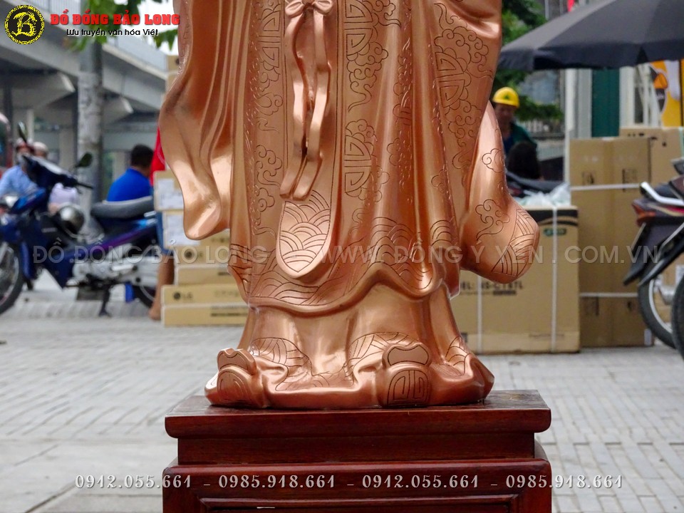 tượng khổng minh bằng đồng