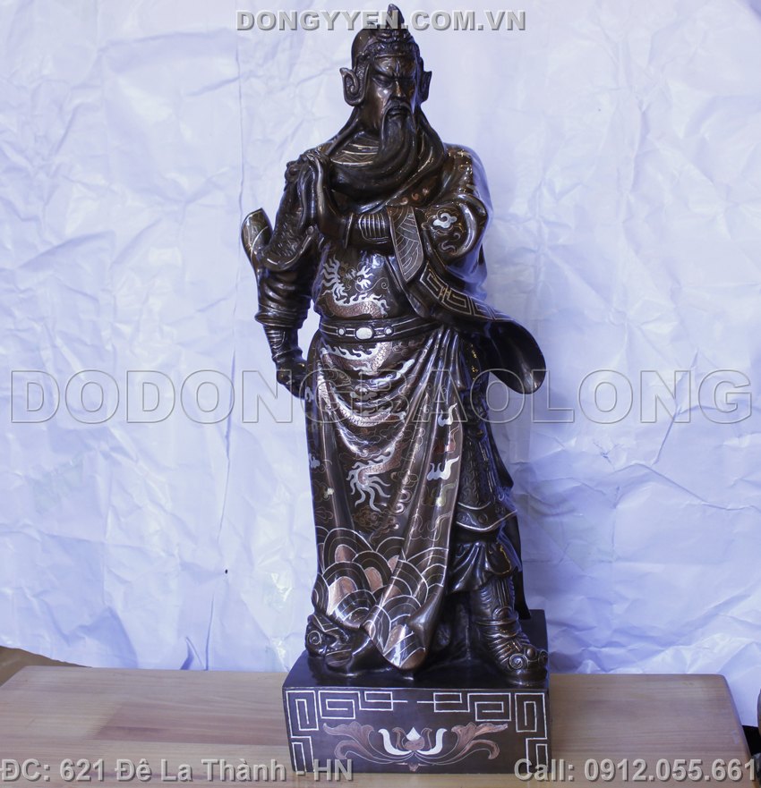 Tượng Đồng Quan Công 70cm