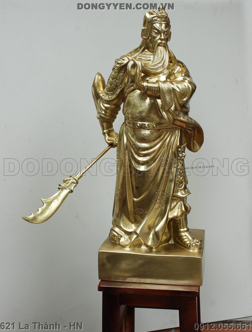 Tượng Đồng Quan Vân Trường 70cm
