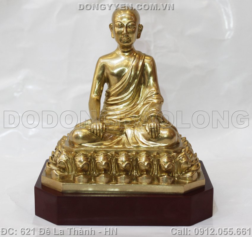 Tượng Phật Hoàng Trần Nhân Tông Bằng Đồng
