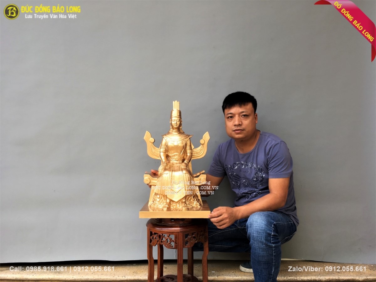 tượng âu cơ bằng đồng 60cm