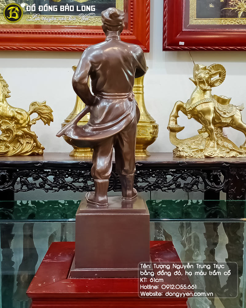 tượng đồng nguyễn trung trực đẹp