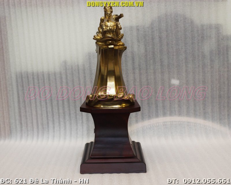 tượng thánh gióng đúc bằng đồng thau