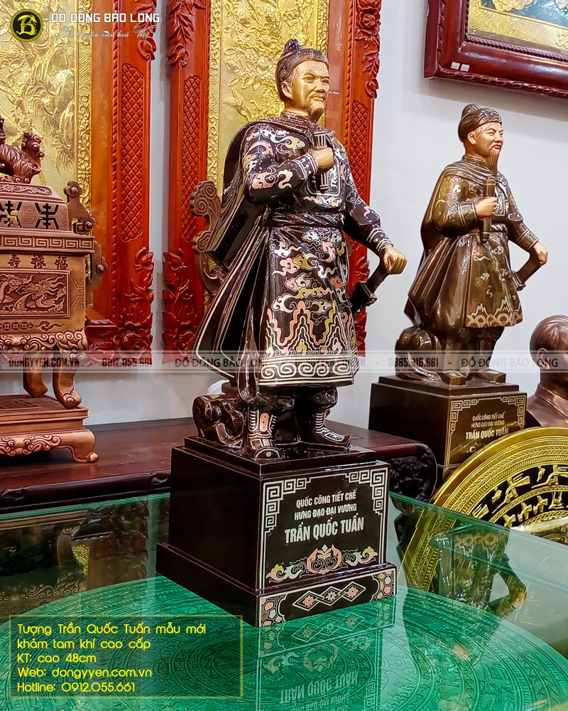 Tượng đồng Trần Quốc Tuấn đẹp