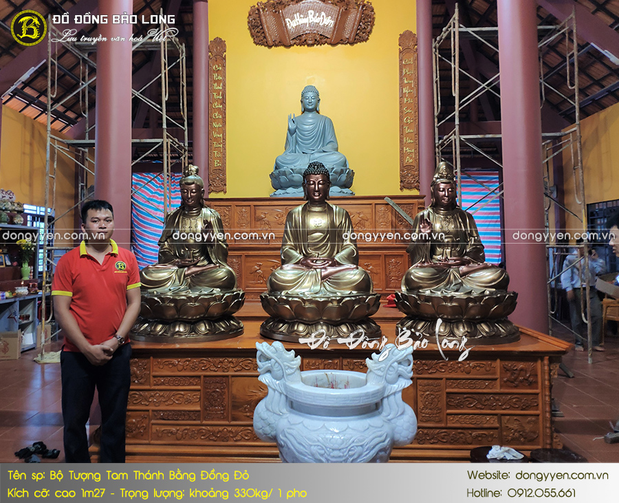 bộ tượng tây phương tam thánh