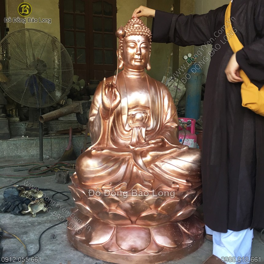 Đúc Tượng Phật Thích Ca Niên Hoa Vi Tiếu 1m4