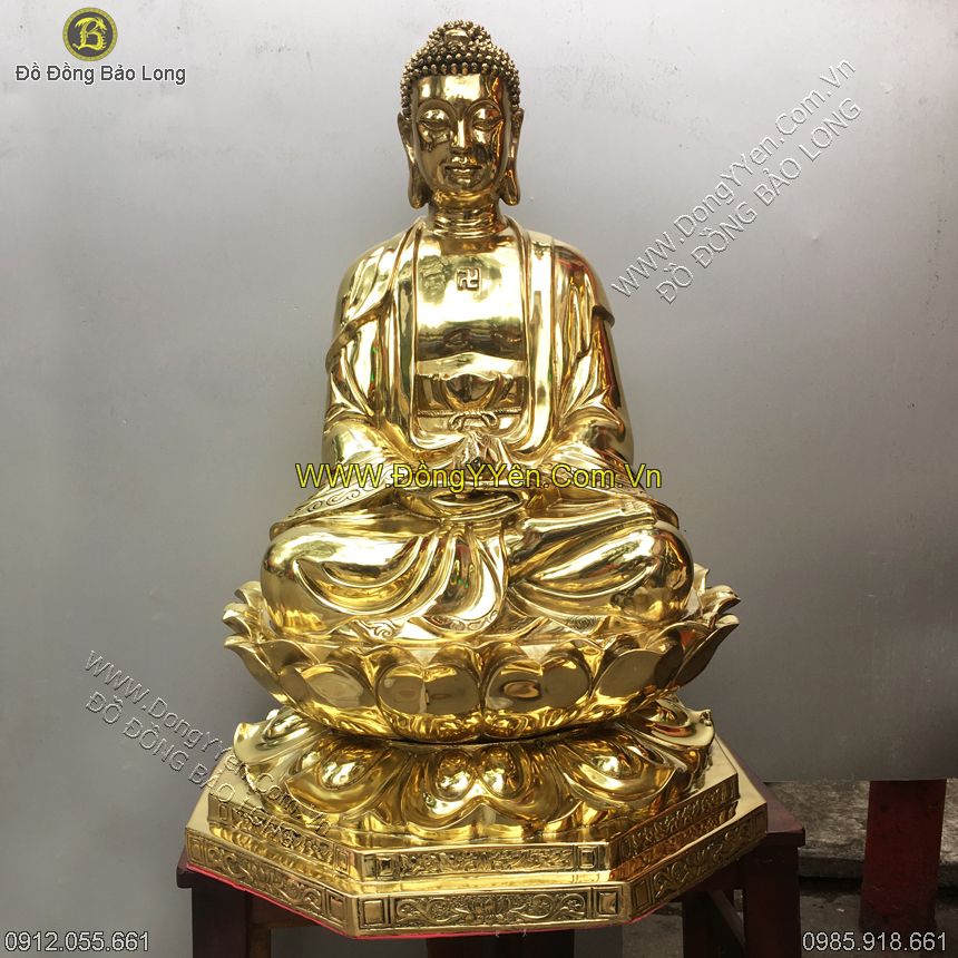 Tượng Bổn Sư Thích Ca Mâu Ni Bằng Đồng