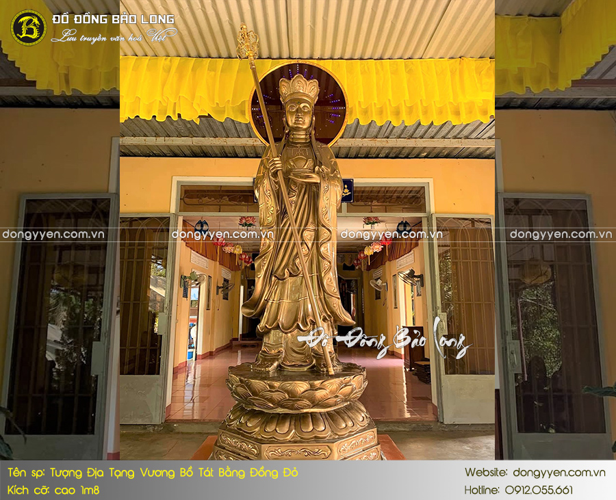tượng địa tạng vương bồ tát