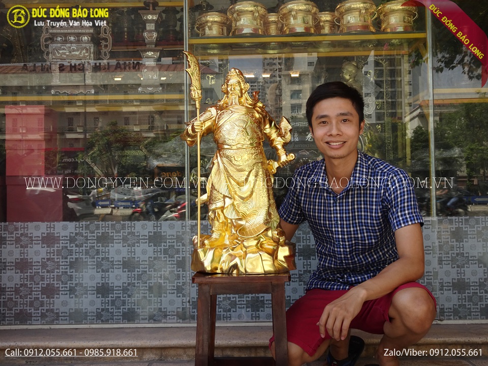 tượng quan công bằng đồng