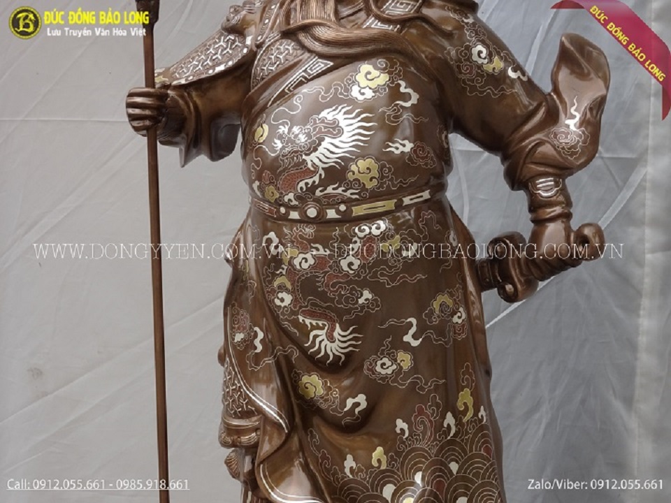 tượng quan công khảm tam khí