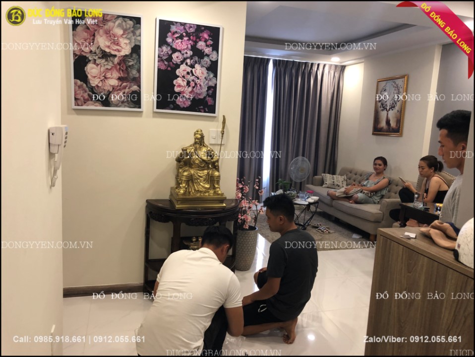 tượng quan công bằng đồng